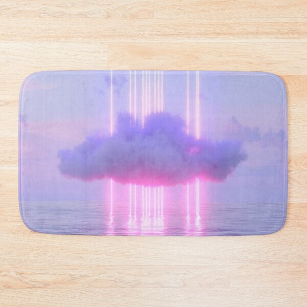 Item preview, Neon Lightning Glowing Lines and Cloud over the Sea  designed and sold by MTShoppingLine.