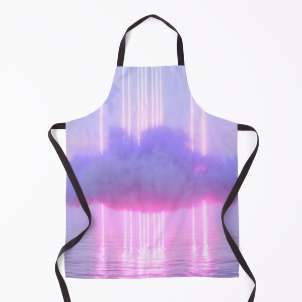 Item preview, Neon Lightning Glowing Lines and Cloud over the Sea designed and sold by MTShoppingLine.