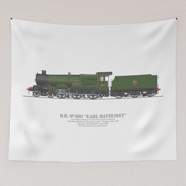 Item preview, B.R.(W) 5051 Earl Bathurst - Colour designed and sold by Steve H Clark.