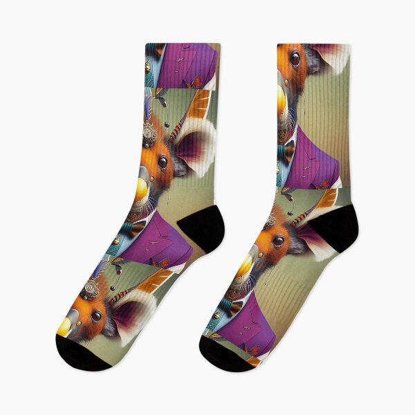Item preview, Playful Elegance: Unique Print Featuring a Mysterious and Funny Furry Friend designed and sold by artmanikin.