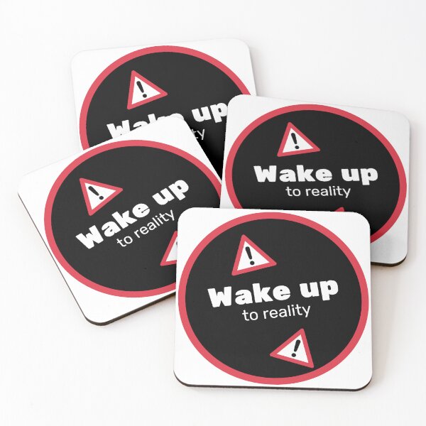 Item preview, Embrace the Awakening: Rise and Shine with our 'Wake Up to Reality' Quote Design designed and sold by magicalshops.