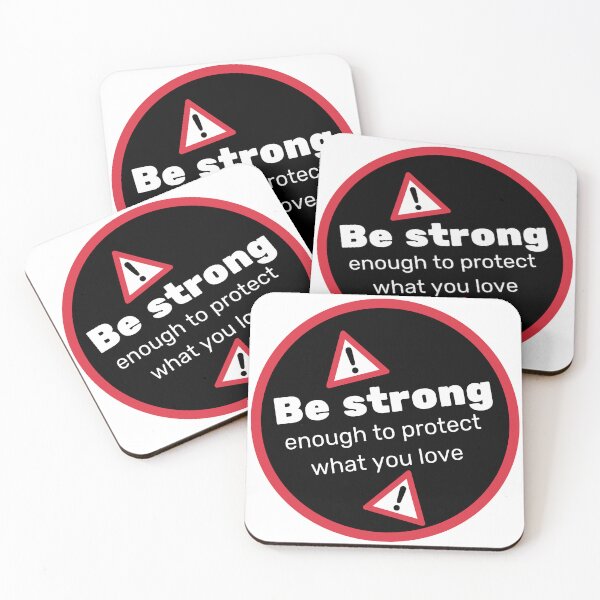 Item preview, Unyielding Strength: Embrace Our 'Be Strong to Protect What You Love ' Quote Design designed and sold by magicalshops.