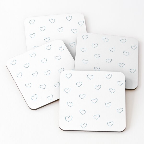 Item preview, Small blue hearts designed and sold by Black-hall.