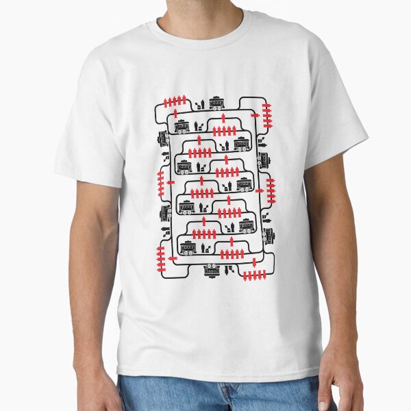 Trolley Problem (white background) Classic T-Shirt