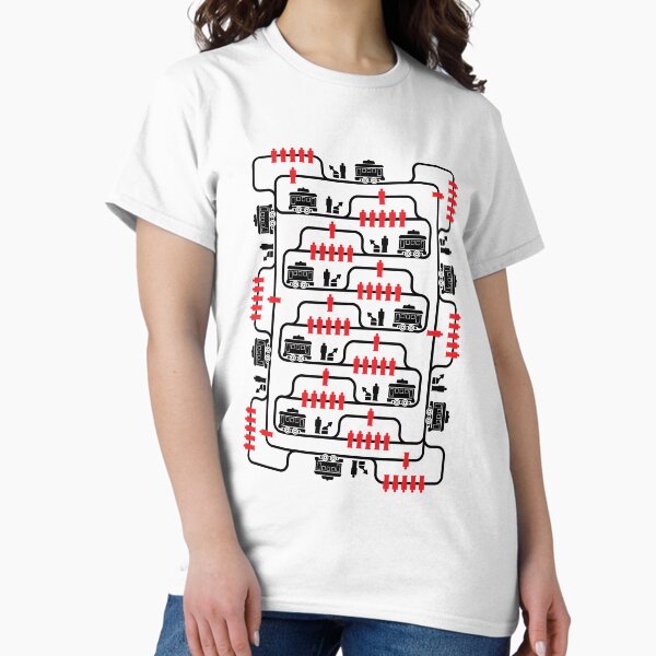 Item preview, Trolley Problem (white background) designed and sold by jholbo.