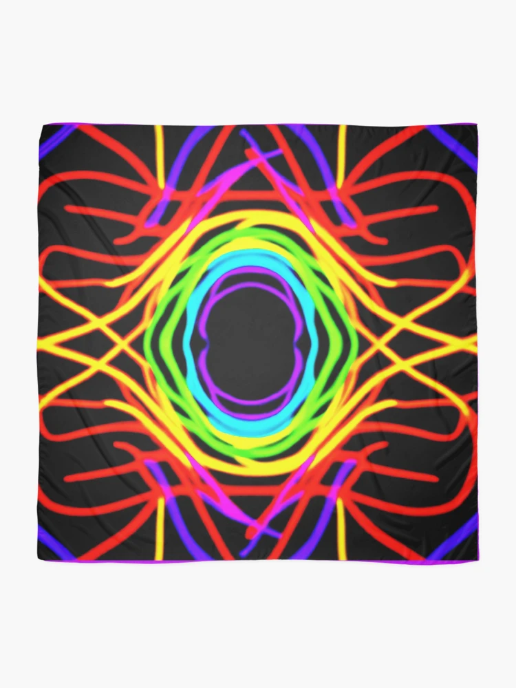 Thumbnail 2 of 3, Scarf, Dynamic Color Patterns designed and sold by Health And Fitness Posts e-Store.
