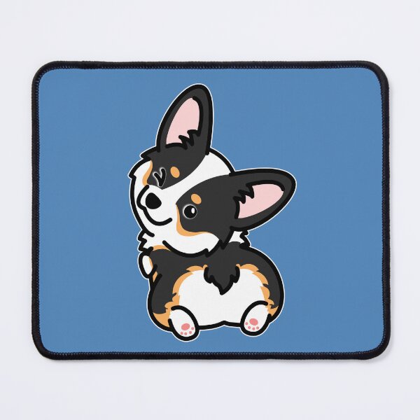 Item preview, Kawaii Black Tricolor Corgi designed and sold by ouchmypancreas.