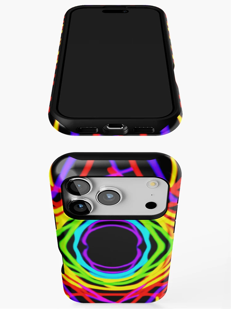 Thumbnail 3 of 4, iPhone Case, Dynamic Color Patterns designed and sold by Health And Fitness Posts e-Store.
