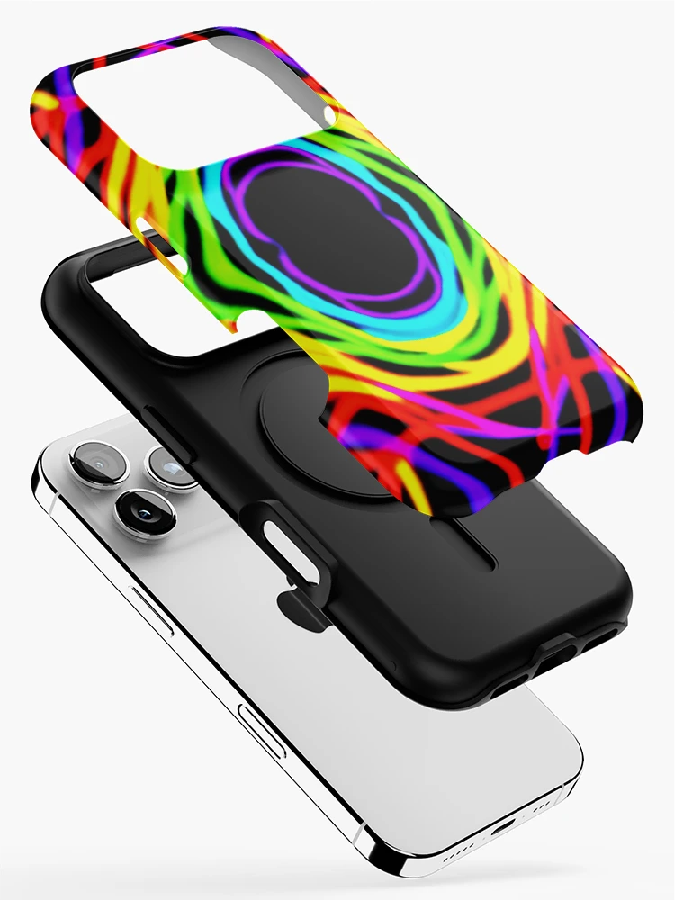 Thumbnail 2 of 4, iPhone Case, Dynamic Color Patterns designed and sold by Health And Fitness Posts e-Store.