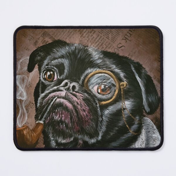 Item preview, Vintage Pug designed and sold by SabinasArts.