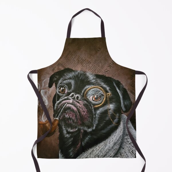 Item preview, Vintage Pug designed and sold by SabinasArts.