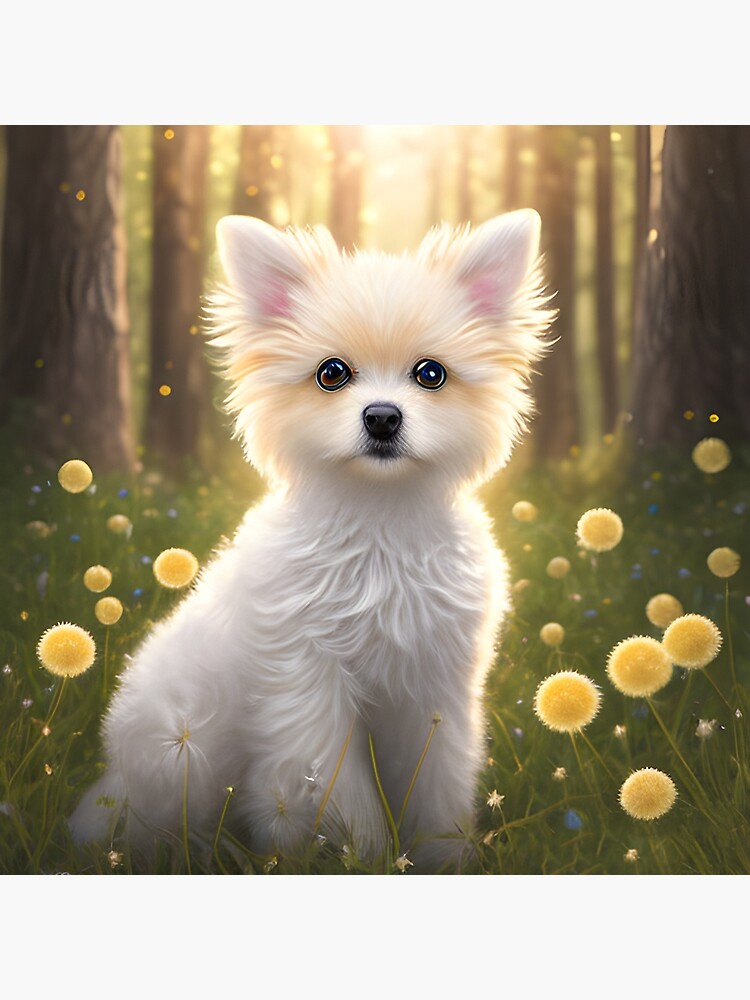 Dog Flower Animals Love Doodle Cool Aesthetics Cute Funny - Temu