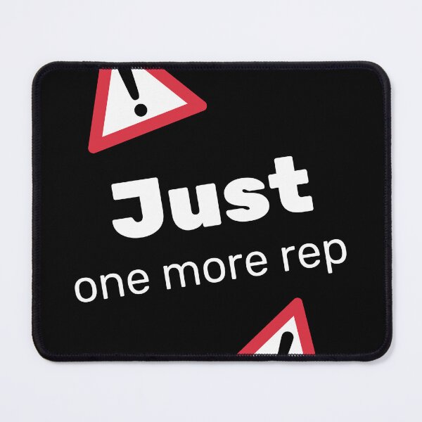 Item preview, Push Beyond Limits: Embrace the 'Just One More Repetition' Workout Quote Design designed and sold by magicalshops.