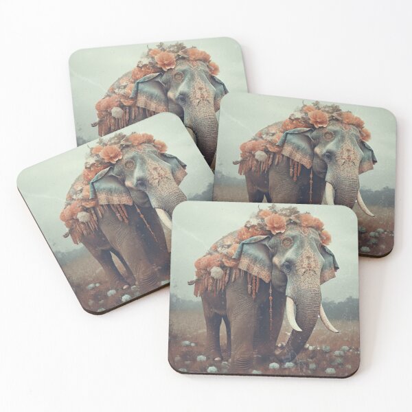 Item preview, Vintage photo of a beautiful elephant designed and sold by Happy Mood Design.