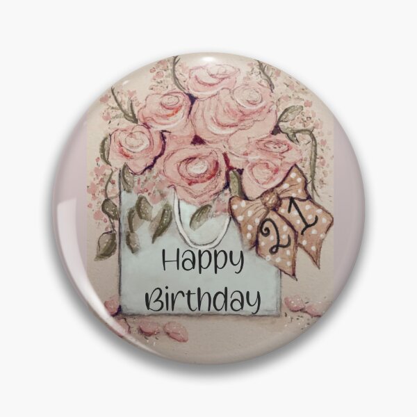 Item preview, Happy 21st Birthday designed and sold by KWcrafts.