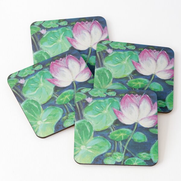 Item preview, The Lotus Flower Acrylic Painting designed and sold by Yolanda Designs.