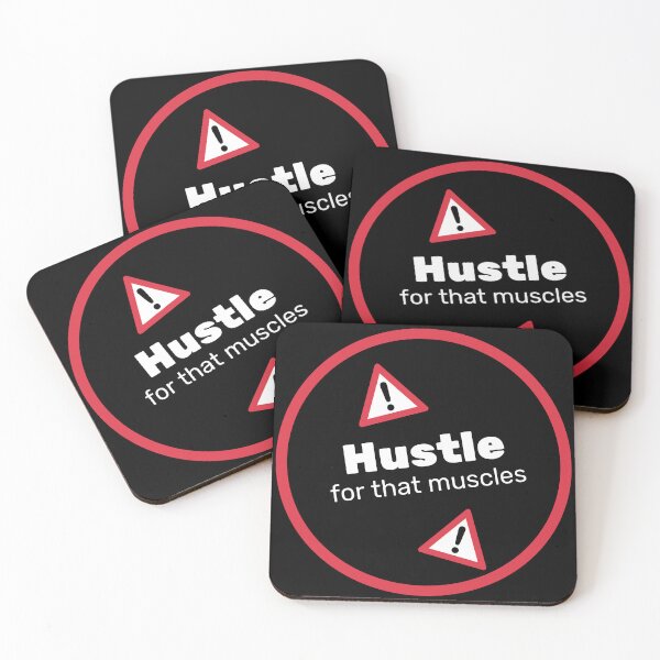 Item preview, Fuel Your Ambition: Embrace the 'Hustle for That Muscles' Quote Design designed and sold by magicalshops.