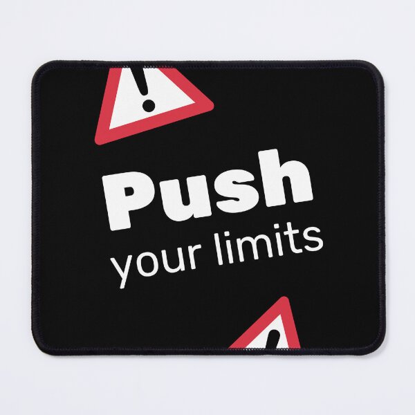 Item preview, Unleash Your Potential: Push Your Limits with our Inspirational Quote Design designed and sold by magicalshops.