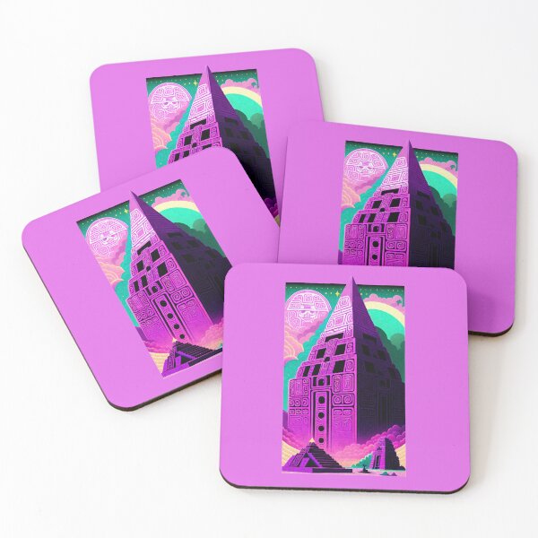 Item preview, Mayan pyramids, retro style designed and sold by Mayans-art.