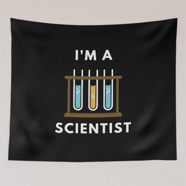 Item preview, I am a Scientist - Laboratory Minimalist Design designed and sold by Chigurena.
