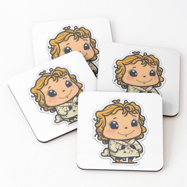 Item preview, Adorable Marta Sticker - Charming Design for Lovers of Cute Characters designed and sold by fabrykamarty.