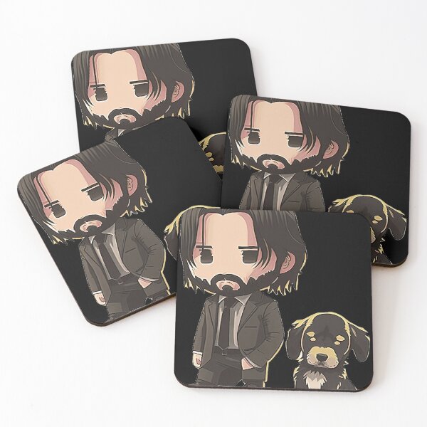 Item preview, Cute John Wick with Pup designed and sold by CasualTeeAU.
