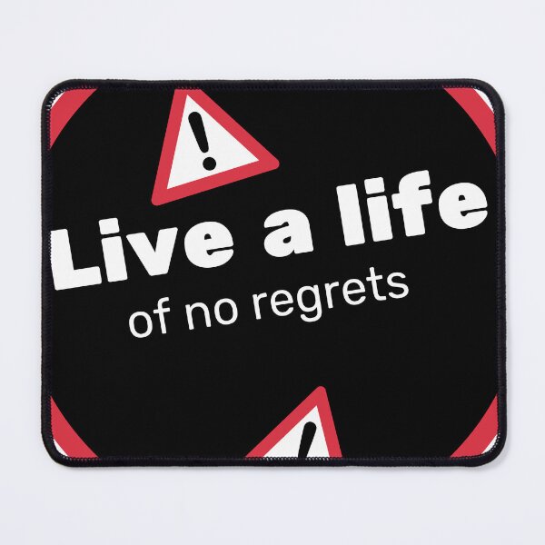 Item preview, Embrace the Present: Live a Life of No Regrets with our Inspiring Quote Design designed and sold by magicalshops.