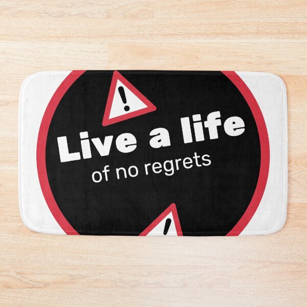 Item preview, Embrace the Present: Live a Life of No Regrets with our Inspiring Quote Design designed and sold by magicalshops.