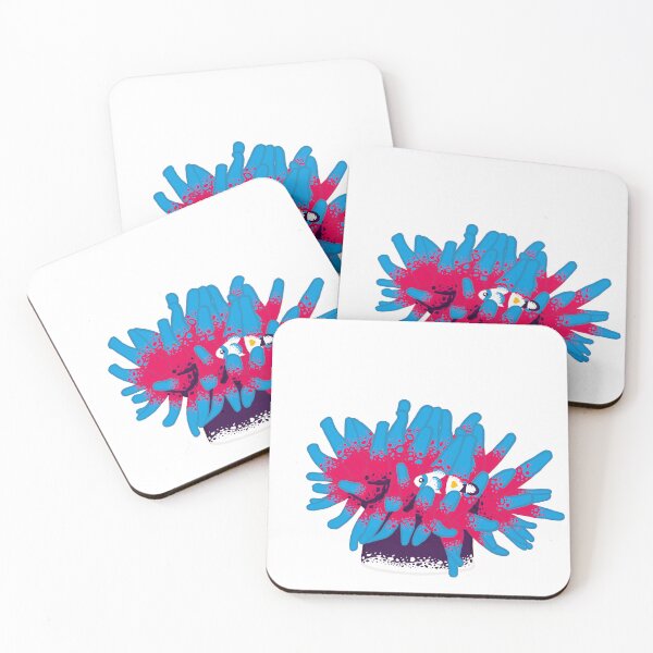 Item preview, Polynemone (sea anemone x polyamorous flag) designed and sold by Drii13.