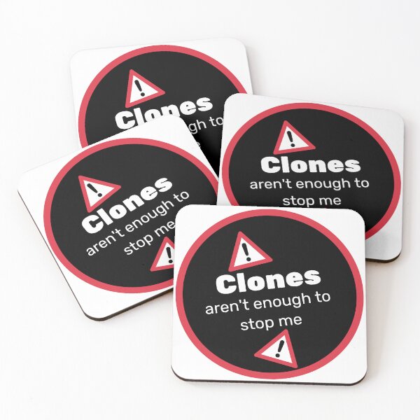 Item preview, Unleash Your Uniqueness: Defy the Norm with our "Clones Aren't Enough to Stop Me" Quote Design designed and sold by magicalshops.