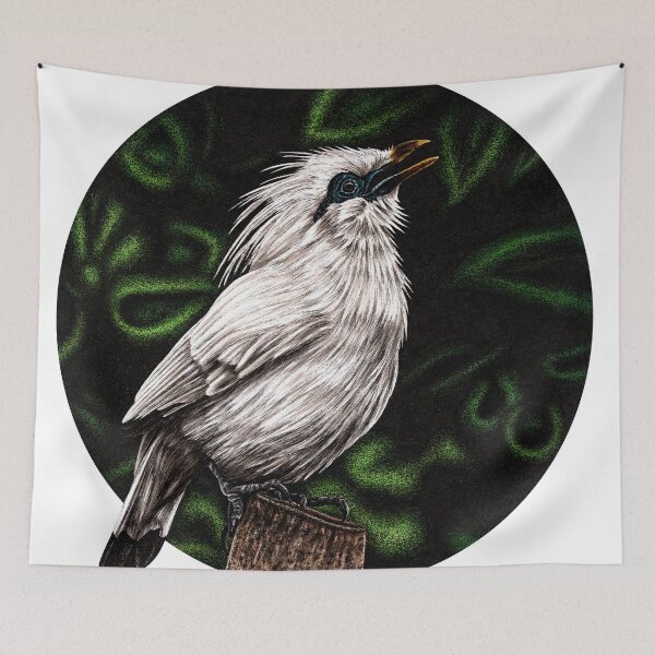 Item preview, Bali starling designed and sold by LorenDowding.