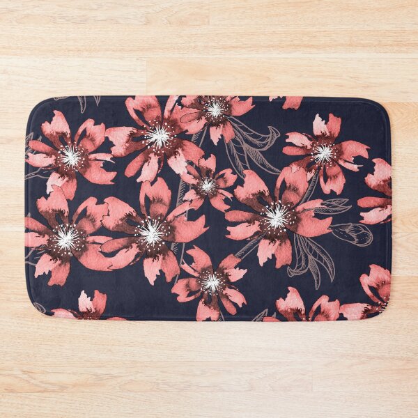 Item preview, Romantic watercolor floral pattern, pink designed and sold by Katj-A-Studio.