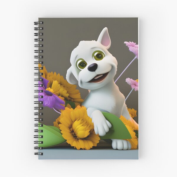 Item preview, Dogs and Flowers 11 designed and sold by Camila Hamdan.