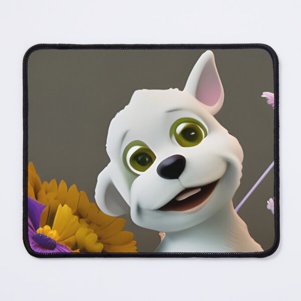 Item preview, Dogs and Flowers 11 designed and sold by Camila Hamdan.