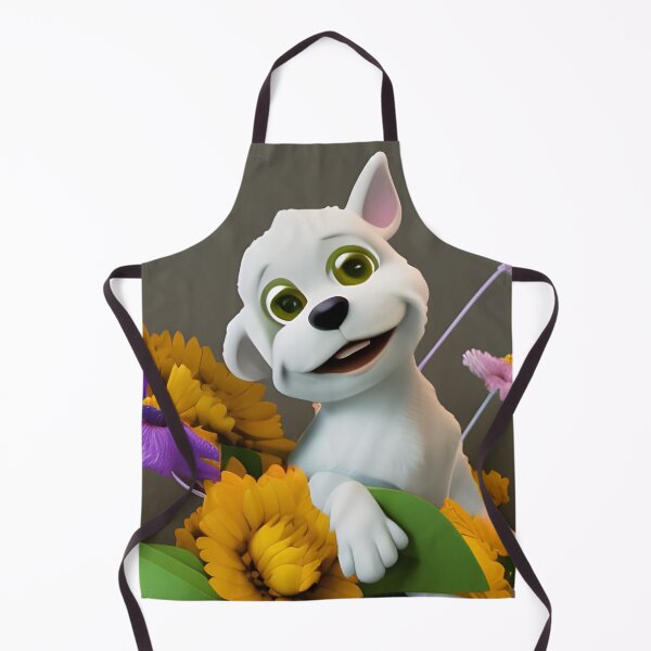 Item preview, Dogs and Flowers 11 designed and sold by Camila Hamdan.