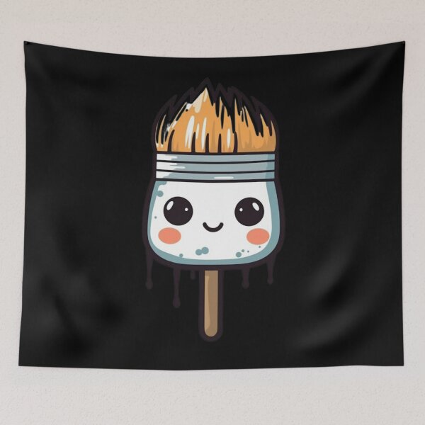 Item preview, Cute KawaiiMadness Kawaii Paint Brush designed and sold by KawaiiMadness7.