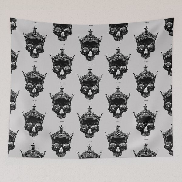 Item preview, Black skull King FLDillustration sense frame designed and sold by fldillustration.