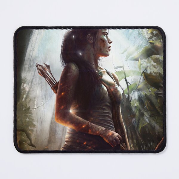 Tomb Raider Mouse Pad, Gaming Mouse Pad Lara Croft, Tappetino Mouse Grande  XXL 