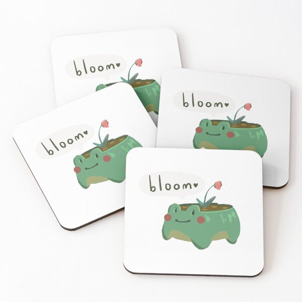 Item preview, Bloom Frog Planter designed and sold by Spilled-Chai.