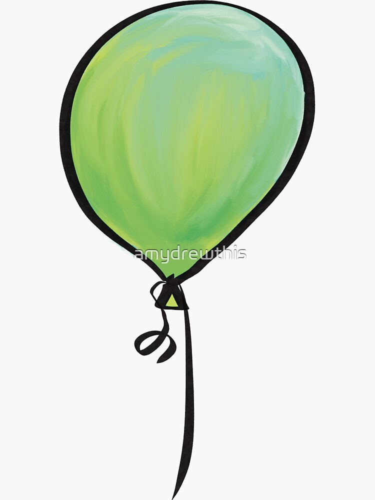 Festive Balloon Sticker