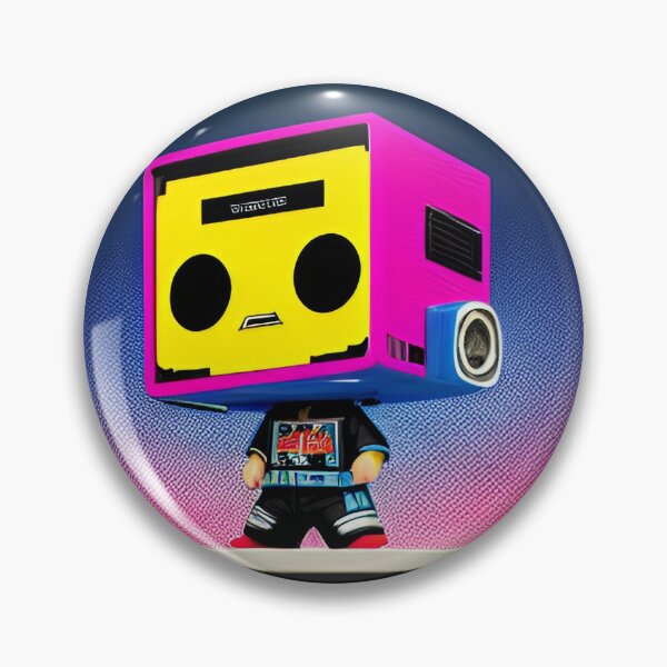 Aperçu de l'œuvre Robot de mode des années 80 créée et vendue par RareBitsLab.