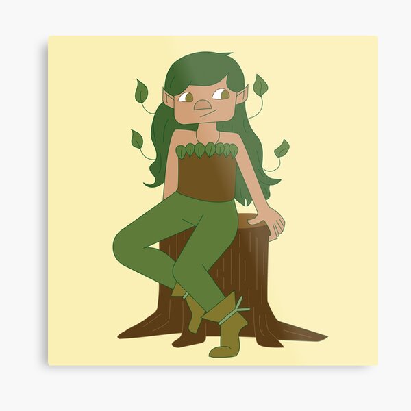 Goblin Girl Metal Print