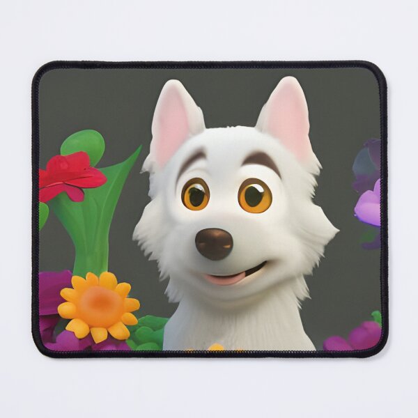 Item preview, Dogs and Flowers 12 designed and sold by Camila Hamdan.