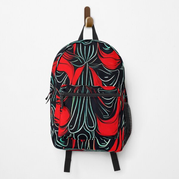 Item preview, Gothic Black and Red Abstract Drape Pattern designed and sold by WitchyWare.