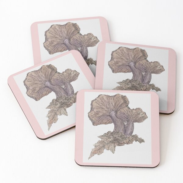 Item preview, watercolor mushrooms designed and sold by Lou Comics.