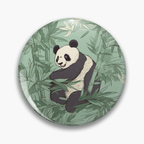 Item preview, Panda eating bamboo for breakfast designed and sold by LoversCovers.
