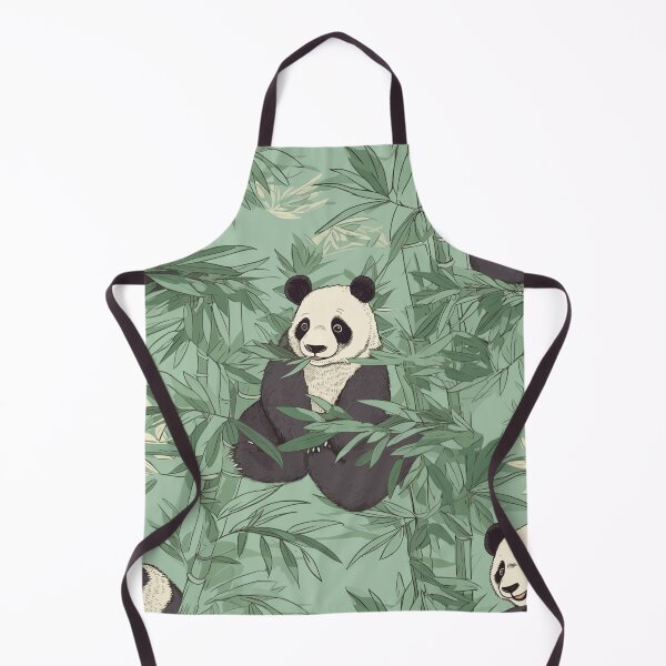 Item preview, Panda eating bamboo for breakfast designed and sold by LoversCovers.