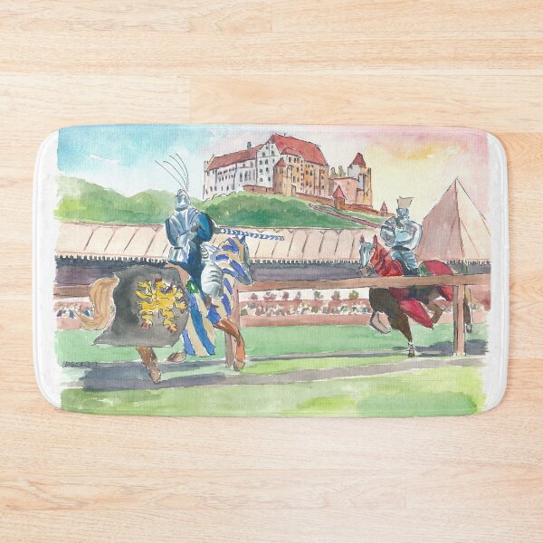 Item preview, Landshut Knight Tournament in Front of Historical Scenery with Trausnitz Castle designed and sold by artshop77.