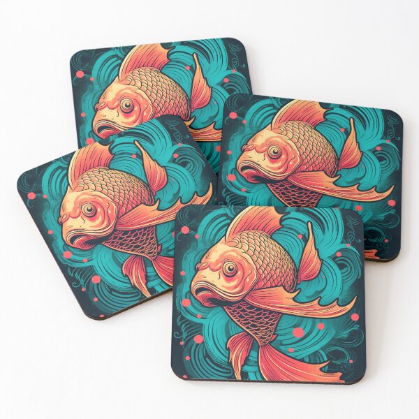 Item preview, Shiro or orange fish, in traditional Japanese technique.   designed and sold by Kiyomi  Mizushima.