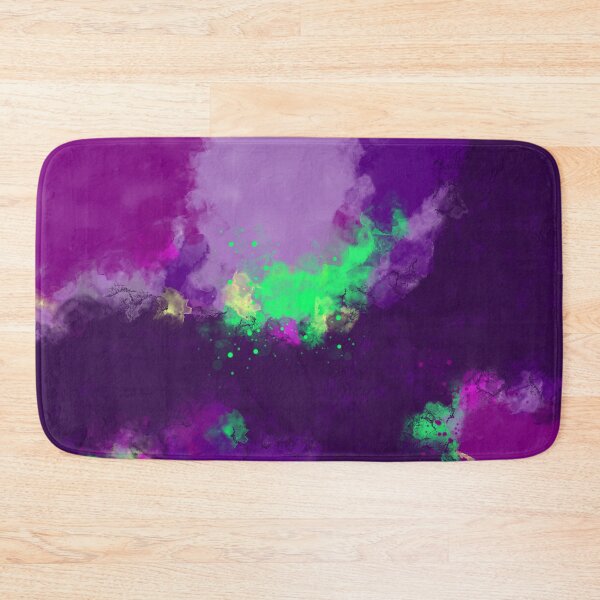 Item preview, Violet Rays - Purple Green Abstract Art designed and sold by Joey Santiago.